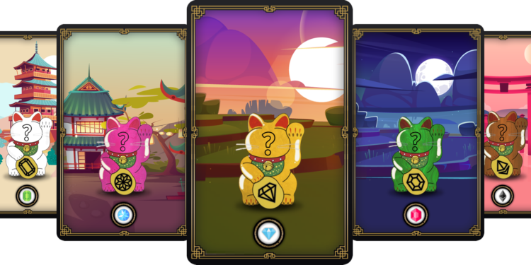 LuckyCatz NFT, the unique card collection of Maneki-Neko Japanese lucky cat