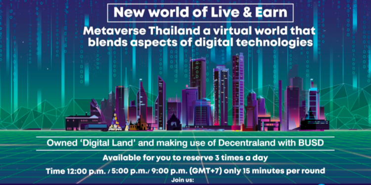 Metaverse Thailand, The first chapter of the secondary world Metaverse Thailand, The first chapter of the secondary world