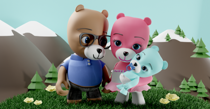 Cute Teddy Bear NFT Helps Children