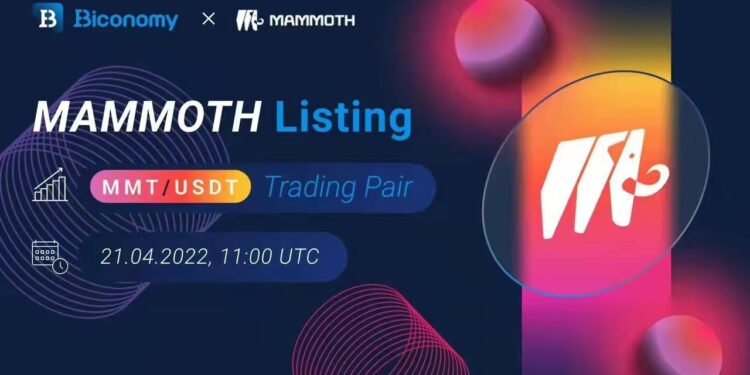 Mammoth Token $MMT To Be Listed on Leading Cryptocurrency Exchange Biconomy Mammoth Token $MMT To Be Listed on Leading Cryptocurrency Exchange Biconomy