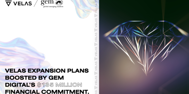 Velas Expansion Plans Boosted By Gem Digital’s 5 Million Financial Commitment Velas Expansion Plans Boosted By Gem Digital’s 5 Million Financial Commitment