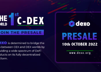 DEXO Coin Presale Hits $.4 Million in First One Week. Only $.6 million to go before the Next 25% Price Increase!