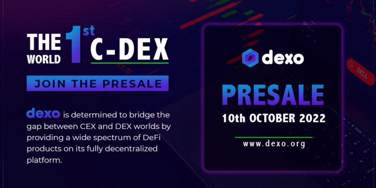 DEXO Coin Presale Hits $.4 Million in First One Week. Only $.6 million to go before the Next 25% Price Increase!
