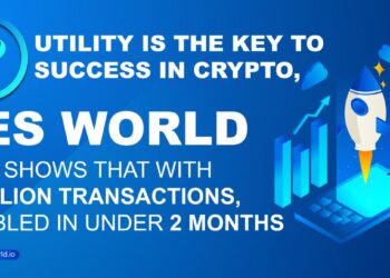 Utility is the key to success in Crypto, YES WORLD just shows that with 2 million transactions, doubled in under 2 months