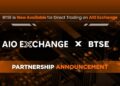 AIO Exchange Forges Strategic Partnership with BTSE AIO Exchange Forges Strategic Partnership with BTSE