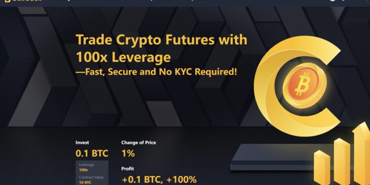 BexBack Launches Double Deposit Bonus, $50 Welcome Bonus and 100x Leverage Crypto Trading – No KYC