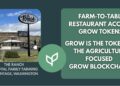 Farm-to-Table Restaurant Now Accepting GROW Tokens Farm-to-Table Restaurant Now Accepting GROW Tokens