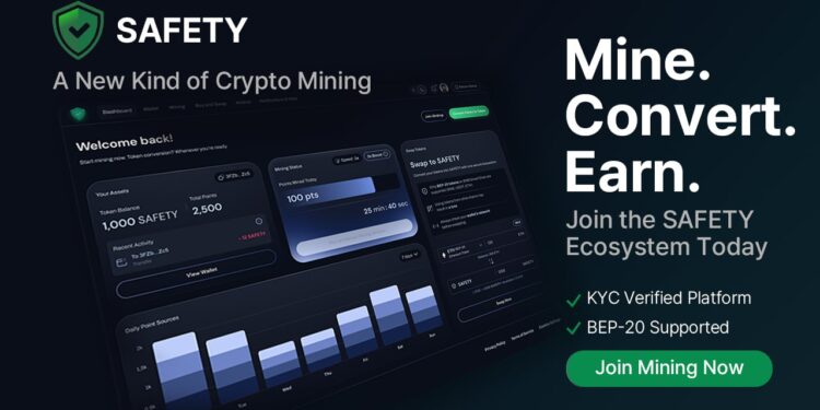 SAFETY Launches “Safety Hub,” a Human-Centered Token Mining Platform, to Redefine Digital Participation