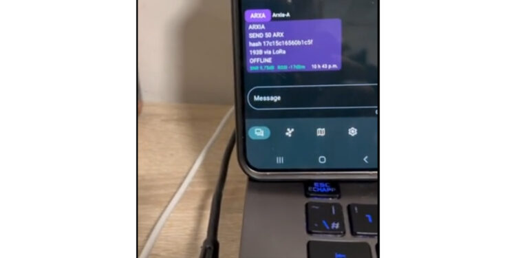 Arxia, The Next Major Layer 1, Records First Blockchain Transaction Over LoRa Radio Without Internet, Cellular, or Satellite