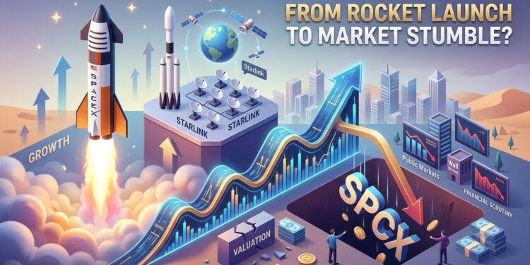 From rocket launch to market stumble?