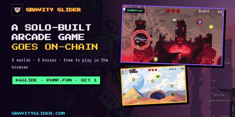 Solo Developer Takes Three-Year Retro Arcade Project On-Chain With $GGLIDE Launch on Pump.fun